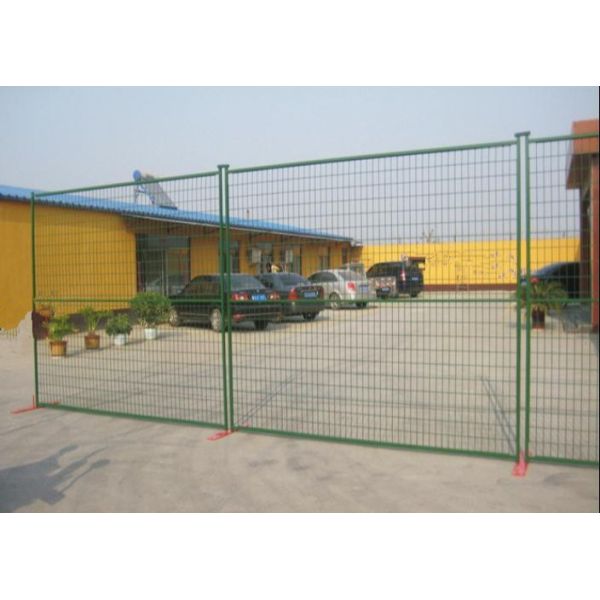 Heavy Duty 5mm 50x100mm Temporary Site Fencing Outdoor Construction With Top Clips