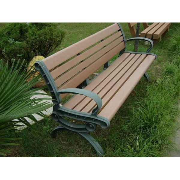 Eco - Friendly Recyclable Wood Plastic Composite Bench With High Impact