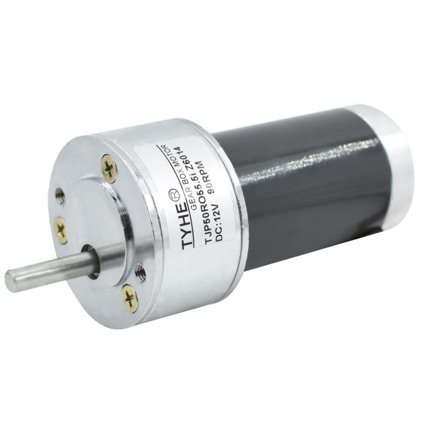 Reversible 50mm 24v 12v Brush Dc Gear Motor For Toys 1000rpm 400Rpm 50kg Cm 6nm