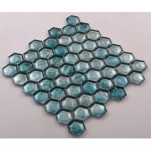 Latest Glazed Mosaic Tile with Hexagon Shape