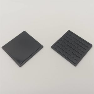 56PCS Customized Black 2 Inch Waffle Pack With Matching Lid