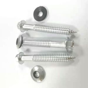 11X70 316 Stainless Steel Self Tapping Screws High Strength Chromium Anodized