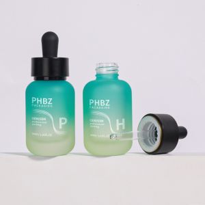 30ml Glass Round Matte Dropper Bottle Oil Serum Bottle Designed for Skincare