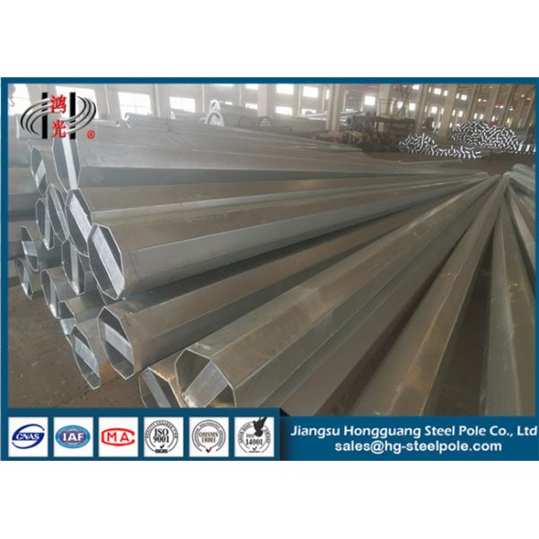 Buy 4mm Thick Polygonal 15m Q235 Hot Roll Steel Electric Pole at wholesale prices