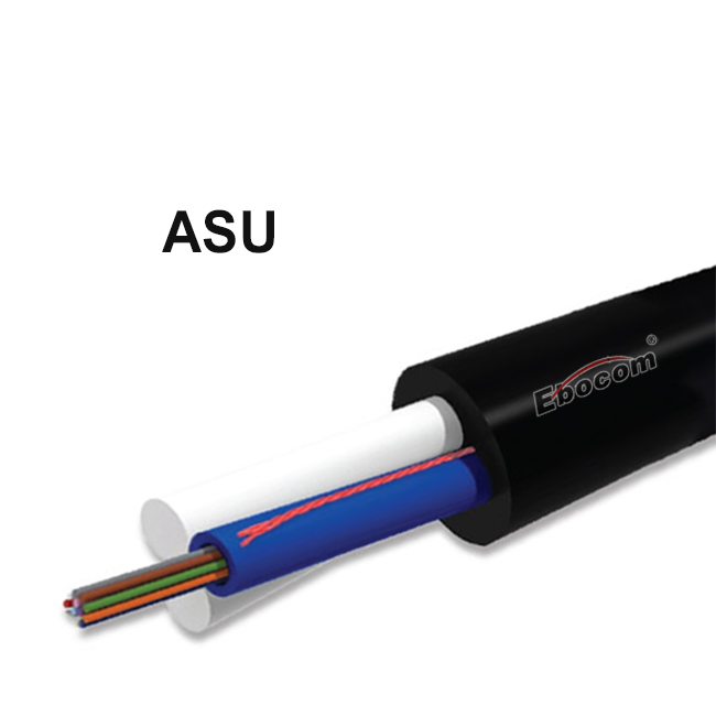 China ASU Self-Supporting FRP Strength Tube 7.0/8.0 HDPE Drop Cable on sale