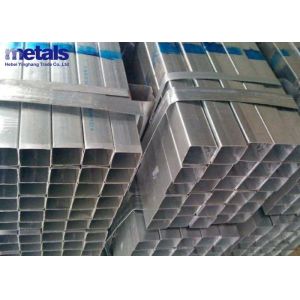 China Hot Dipped Galvanized Square Steel Pipe 40x60 1 Inch for Construction on sale