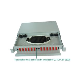 Black Box Fiber Optic Patch Panel , Fiber Enclosure Inside Cabling