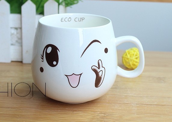 Buy 9cmx8.5cm Restaurant Stoneware Personalised Ceramic Mugs at wholesale prices