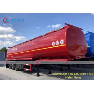 CCC 42CBM Air Suspension Fuel Tanker Trailer With 6 Compartments