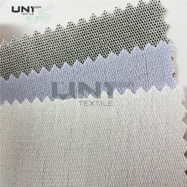 Buy Cotton Cap Woven Fusible Interlining Roll With Hard LDPE Glue at wholesale prices