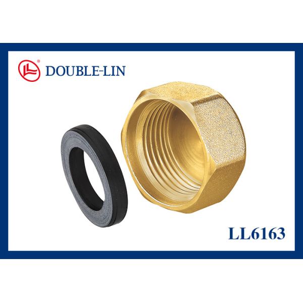 Buy Female X Female End Cap 1/2" Brass Threaded Fittings at wholesale prices