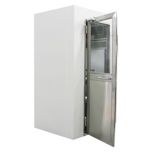 Powder Coating 1.1KW Cleanroom Air Shower Steel Frame