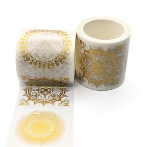 Waterproof Custom Cheap Professional Printed Resistant Gold Foil Washi Paper