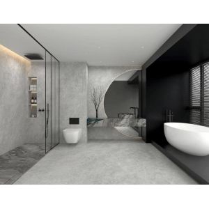 1200x1200mm Gray Soft Glazed Porcelain Tile for Bathroom