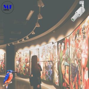 1-10V Dimming LED Spot Track Light Shapeable 360° Manual Rotation 10W For Art