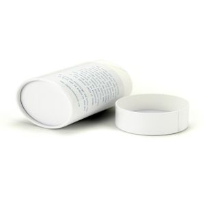 Gloss Lamination White Cardboard Paper Tubes For Power Packaging