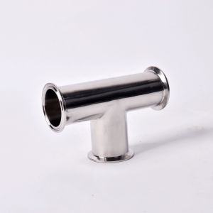 Customized Welding Connection Polished SS304/316L Sanitary Fittings Clamped