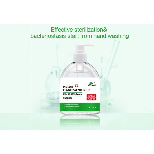 Buy Alcohol Based Hand Sanitizer 75% Alcohol Gel 500ml Disinfectant at wholesale prices