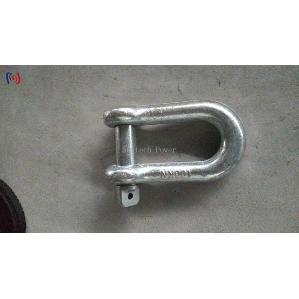 Forged High Strength GXK Shackle for Power Line Construction with 100mm Sheave Width and 8-23mm OPGW Diameter