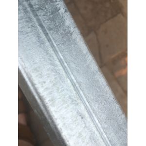 Boundary protection welded galvanized steel temporary picket fence tubular