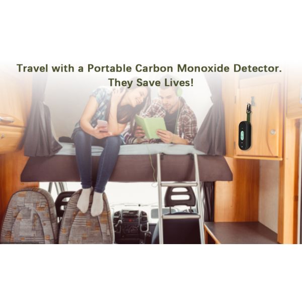 Waterproof Portable Carbon Monoxide Detector Co Alarm For Marine Boat