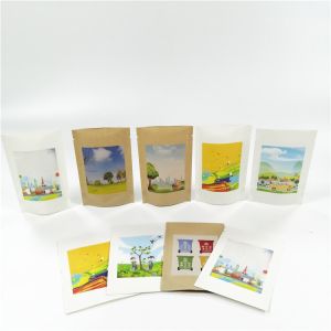 MOPP VMPET Biodegradable Kraft Paper Bag 100mircon