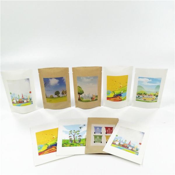 Buy MOPP VMPET Biodegradable Kraft Paper Bag 100mircon at wholesale prices