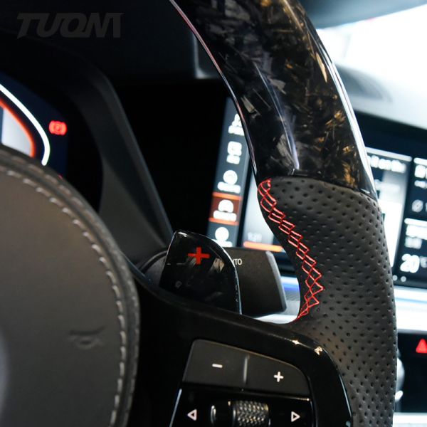 Forged Carbon Fiber And Leather Steering Wheels For Bmw G20 G30 G28