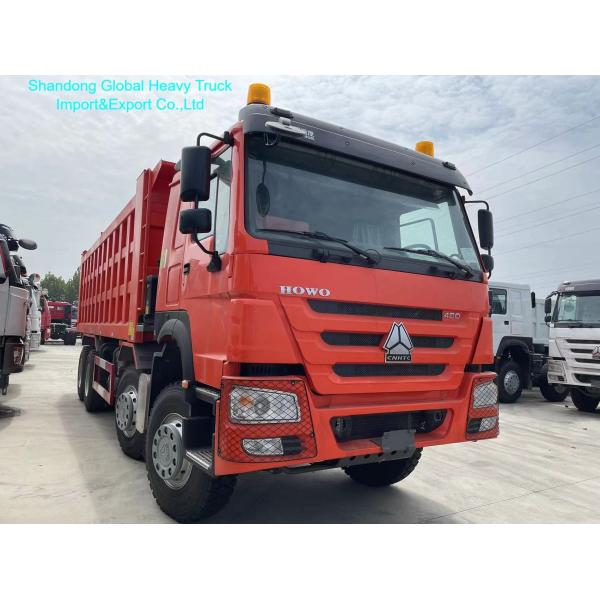 HOWO-7 8x4 Heavy Duty Dump Truck with 12.00R20 Tyres 400L Fuel Tank and 8600×2300×1500 mm Cargo Box