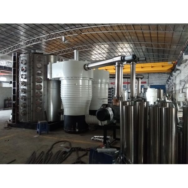 Safe Ceramic Tile PVD Coating Machine With Vertical Single Door Structure