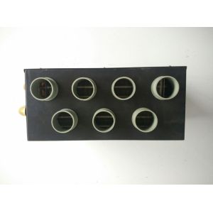 Black 7 Holes Universal Windshield Defroster For Bus / 600m3/H Air Volume