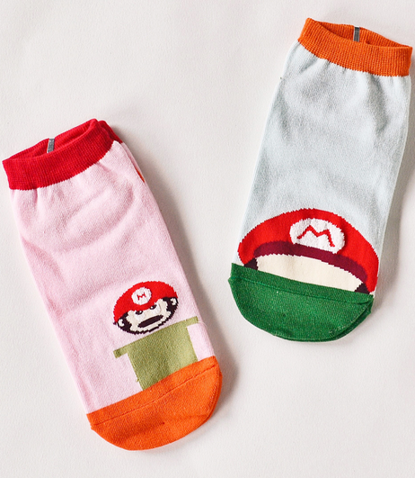 Mismatched Crew Socks