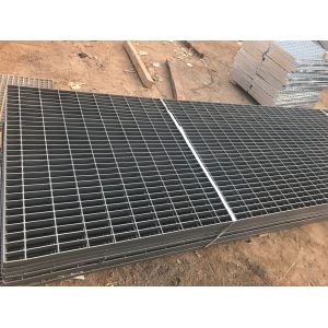 Welded Industrial Steel Grating , Mild Steel Grating Plain Bearing Bar
