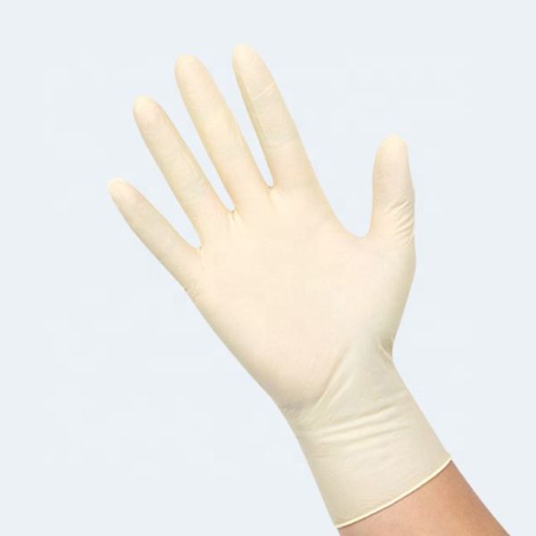 Medical disposable latex gloves