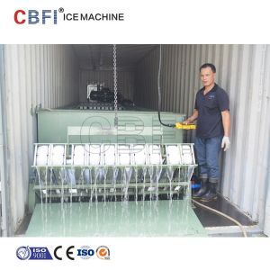 Commercial Containerized Block Ice Machine Big Containerized Block Ice Plant