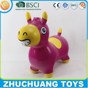 Quality pvc inflatable jumping giant plastic bouncy horse for sale