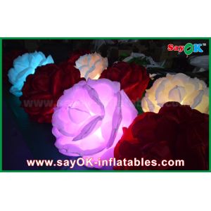 China LED Lighting Inflatable Lighting Decoration DIA Rose Flower With CE / UL Blower on sale