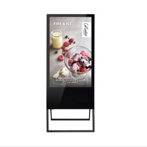 Advertising Restaurant Portable Digital Signage Advertising Display Battery