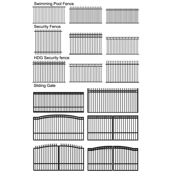 Alumininum Garrison Fencing Panels