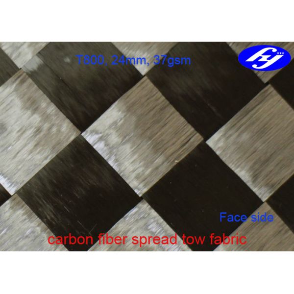 Ultra Thin Carbon Fiber Fabric 12K T800 Wide 37GSM Carbon Fiber Spread Tow Fabric