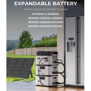 3600W 2048Wh Expansion Portable Power Station With APP Control