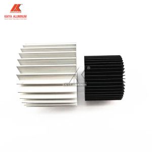 Round Anodized Heat Sink Aluminum Profiles 6063 T5 AL Grade