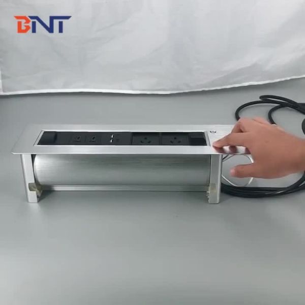 Buy BNT AU market intIllegent product  qi wireless waterproof desktop socket jack electrical flip up jack with phone wireles at wholesale prices