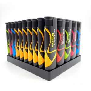 Customized Design Wrapped Sticker Disposable Electric Lighter with En13869