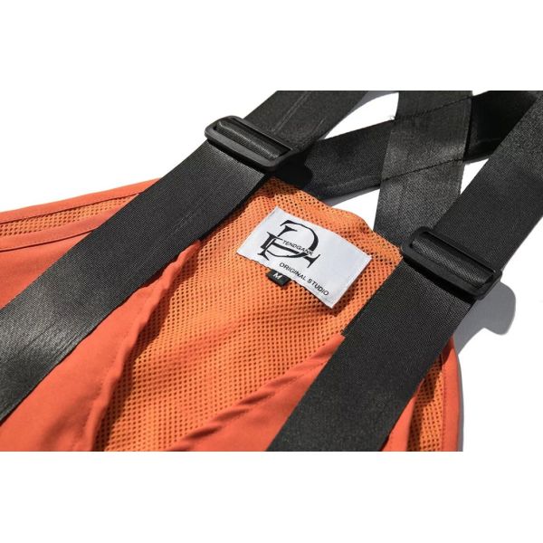 Summer High Street Plus Pockets Zipper Sleeveless Vest