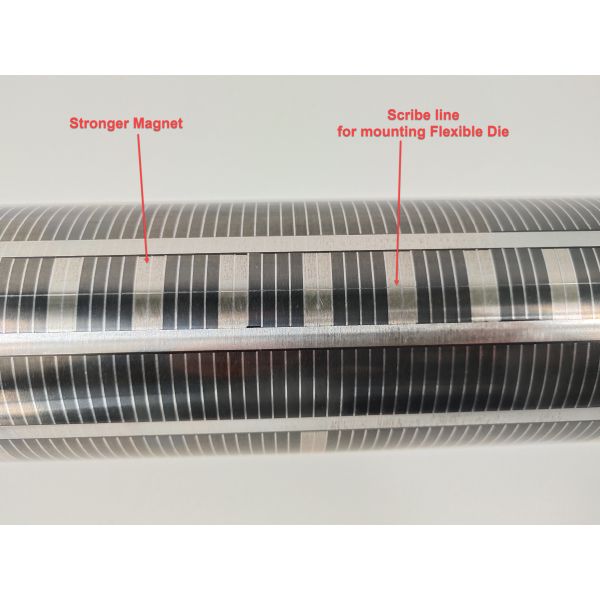 Mount Flexible Die Magnetic Cylinder Rotary Cutting