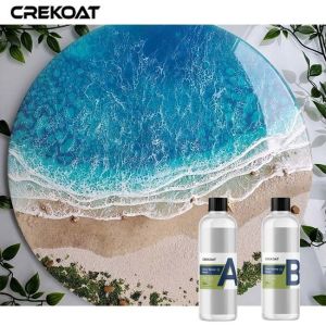 Top Coat Clear Epoxy Resin Pouring UV Resistant Bubble Free