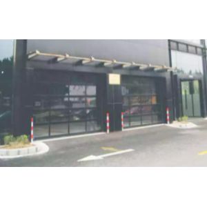 Sound Insulation Transparent Garage Door Water Tightness Class 3