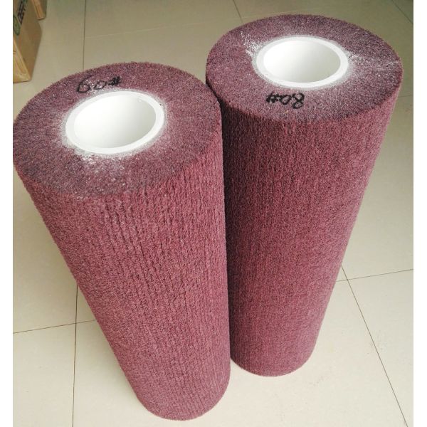 Cylindrical Non-Woven Flap Abrasive Metal Roller Brush For Polishing