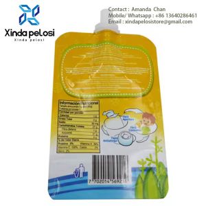 Custom Disposable Juice Nozzle ,Cream Mousse Beverage, Honey Granule Ketchup